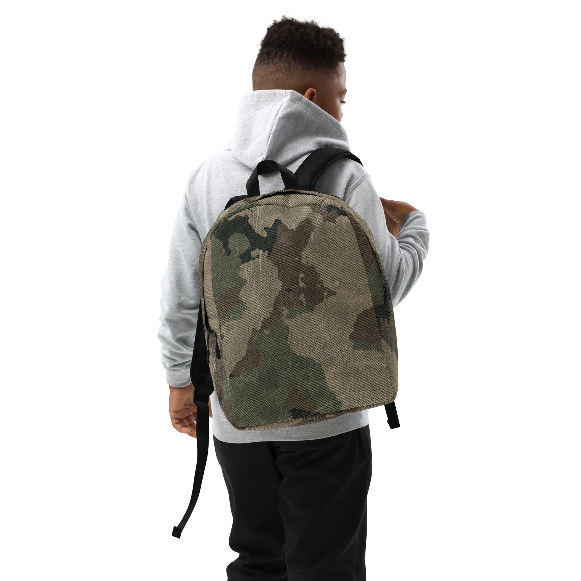 Minimalist Backpack | Dirty Old Brown Camouflage