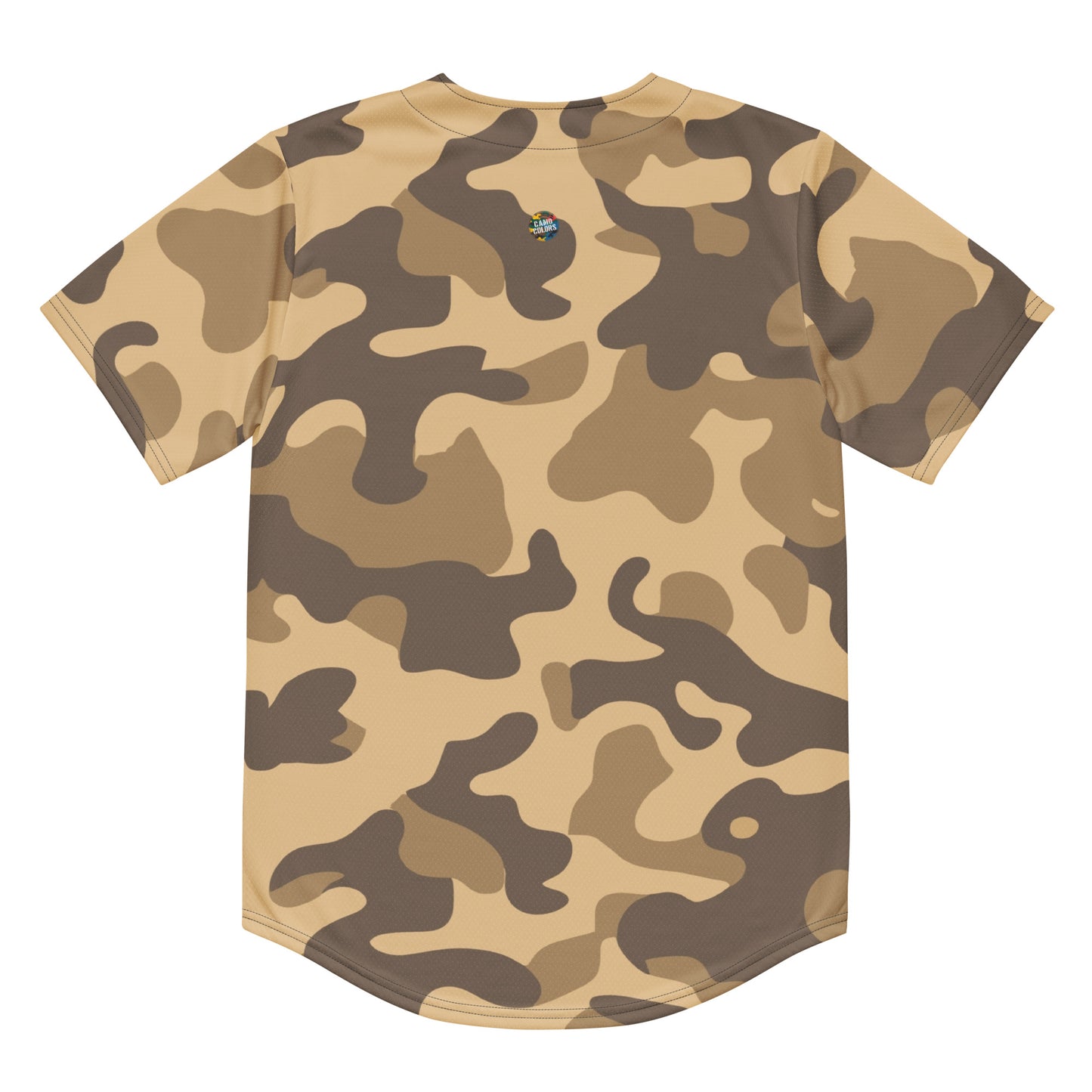 Baseball Jersey | Khaki Camouflage