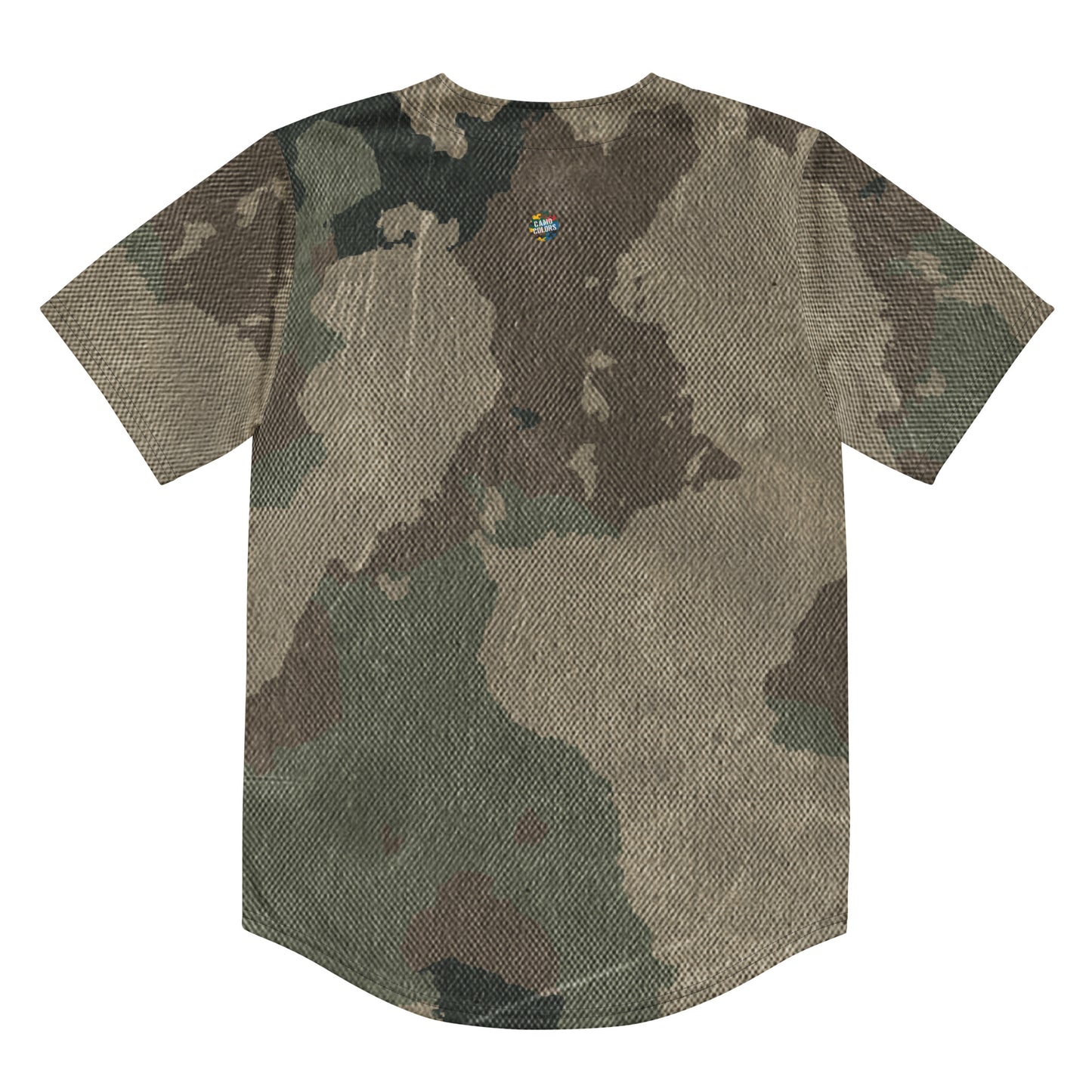 Baseball Jersey | Dirty Old Brown Camouflage