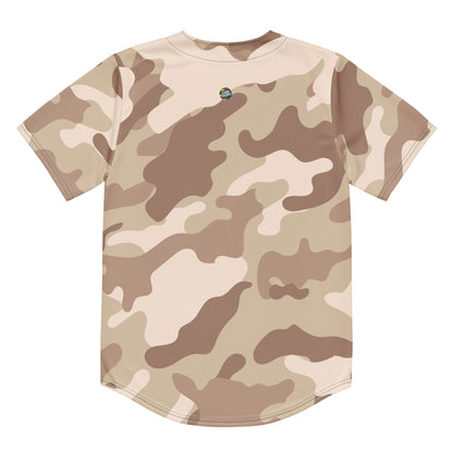 Baseball Jersey | Desert Brown Camouflage