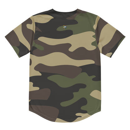 Baseball Jersey | Classic Green Camouflage