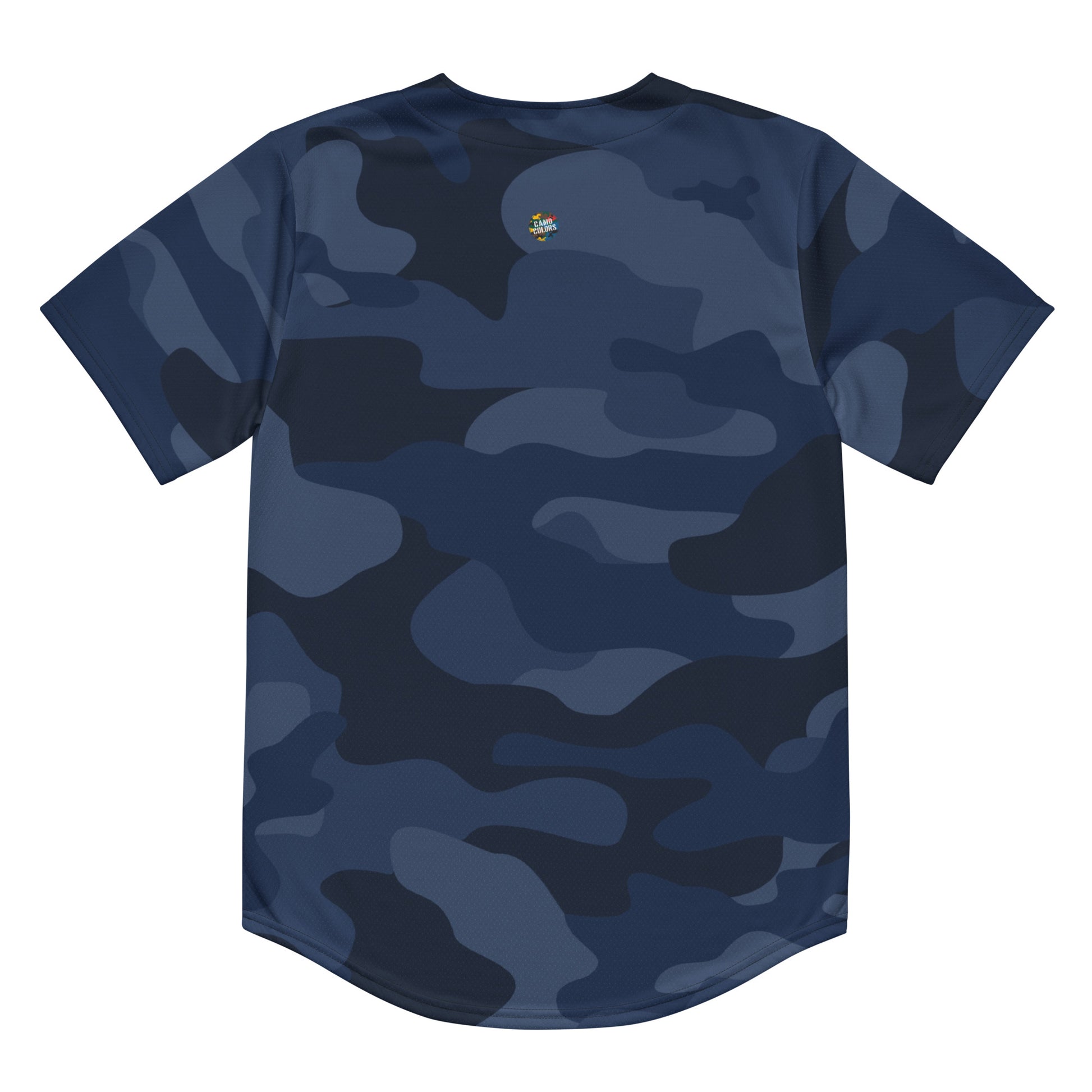 Baseball Jersey | Deep Blue Camouflage