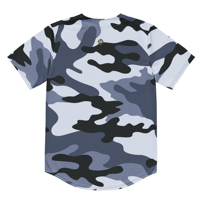 Baseball Jersey | Light Blue Camouflage