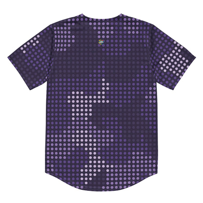 Baseball Jersey | Blue Led Screen Camouflage