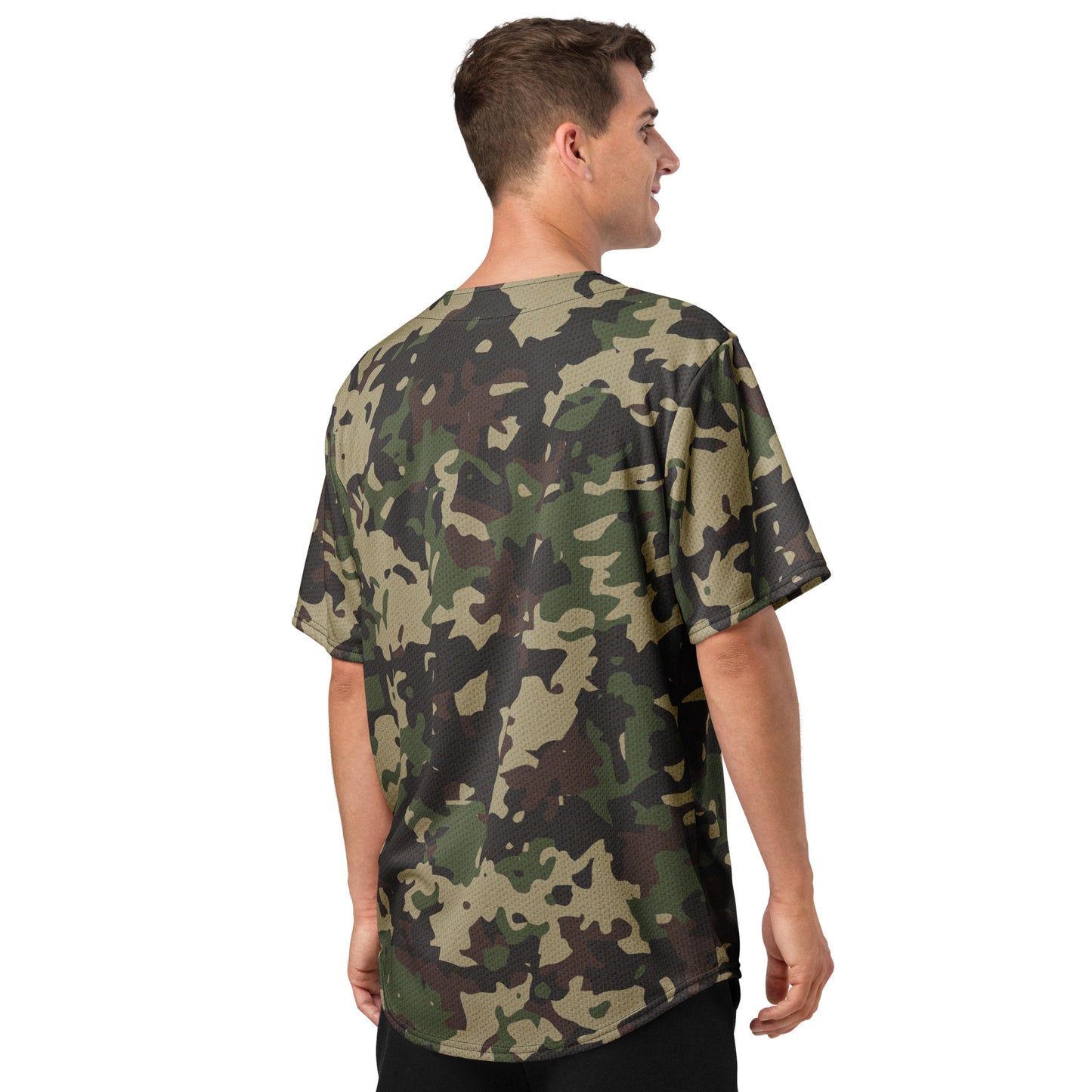 Camo Baseball Jersey | Military Brown, Khaki, Gray and Lava