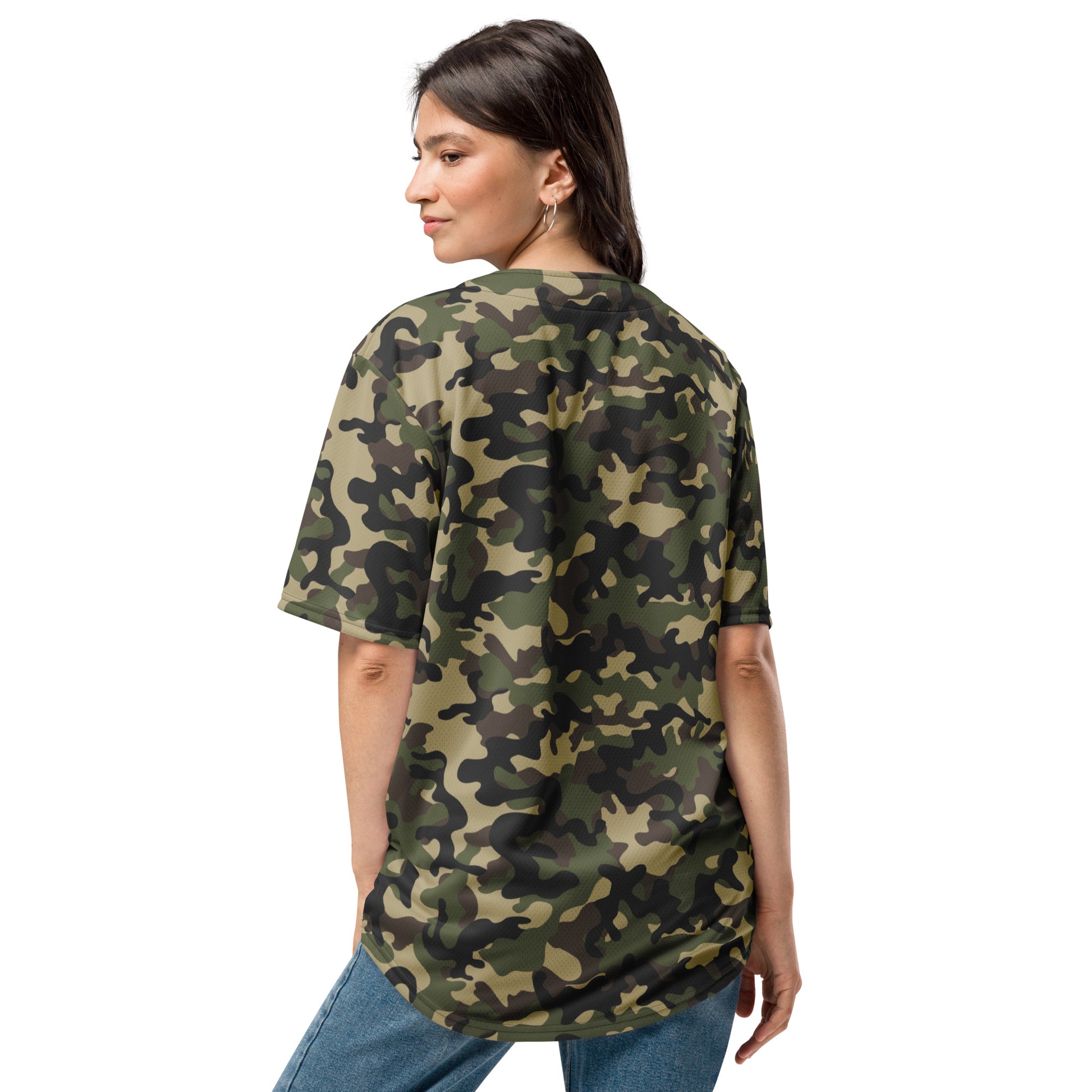 Camo Baseball Jersey | Classic MIlitary Brown