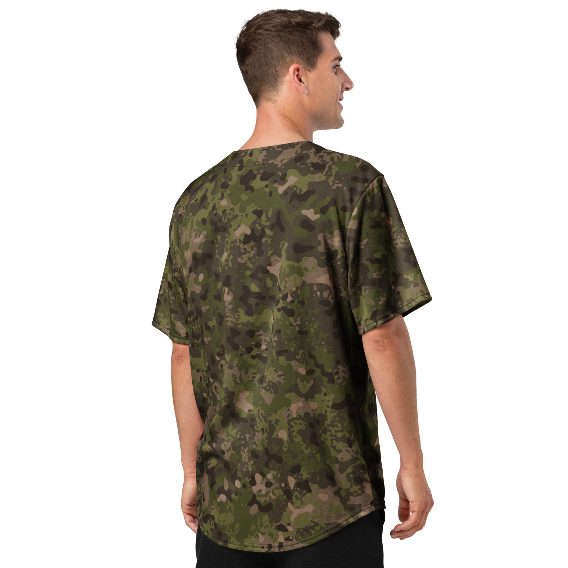 Camo Baseball Jersey | Hunting Brown Camouflage