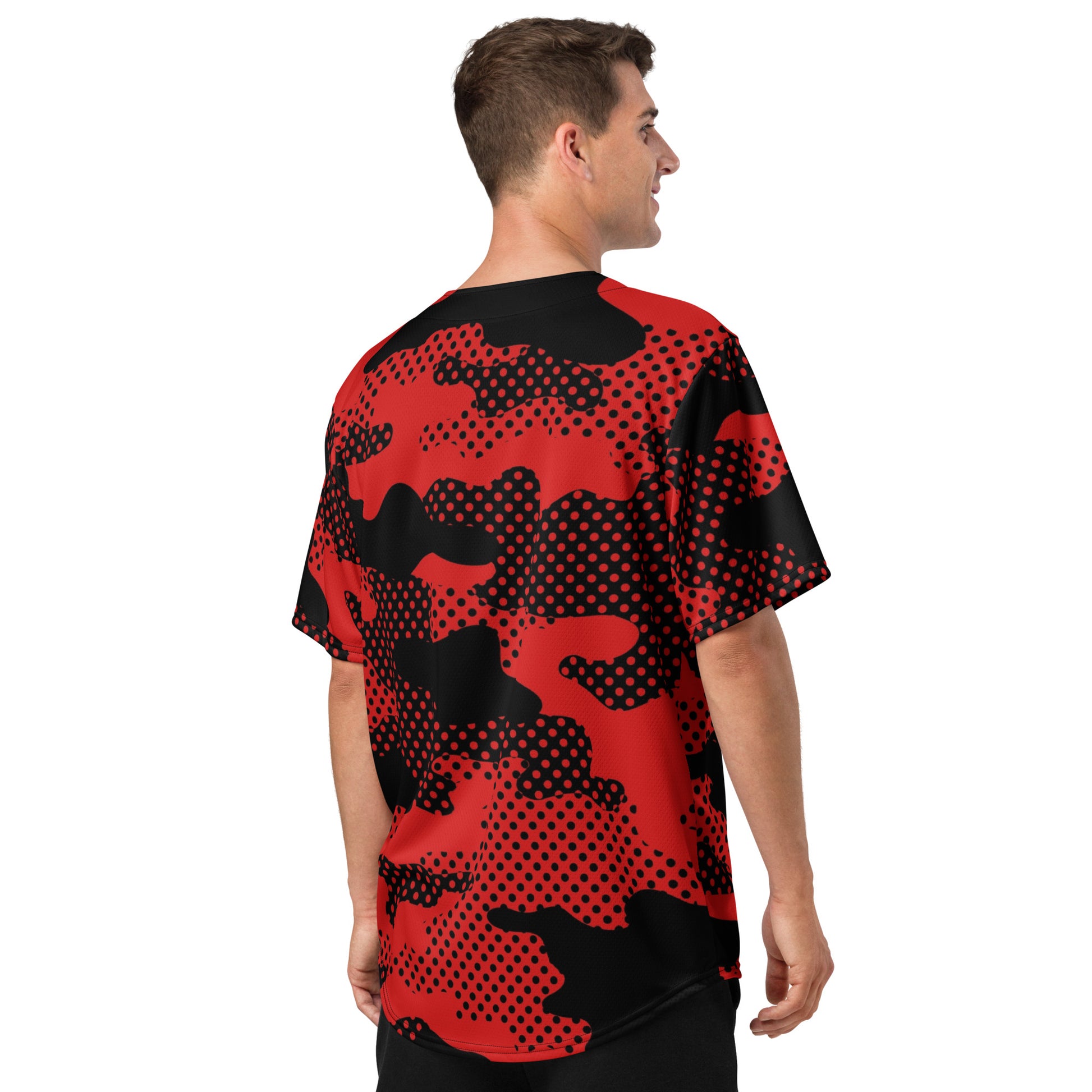 Red Camo Jersey | Pixel Camouflage