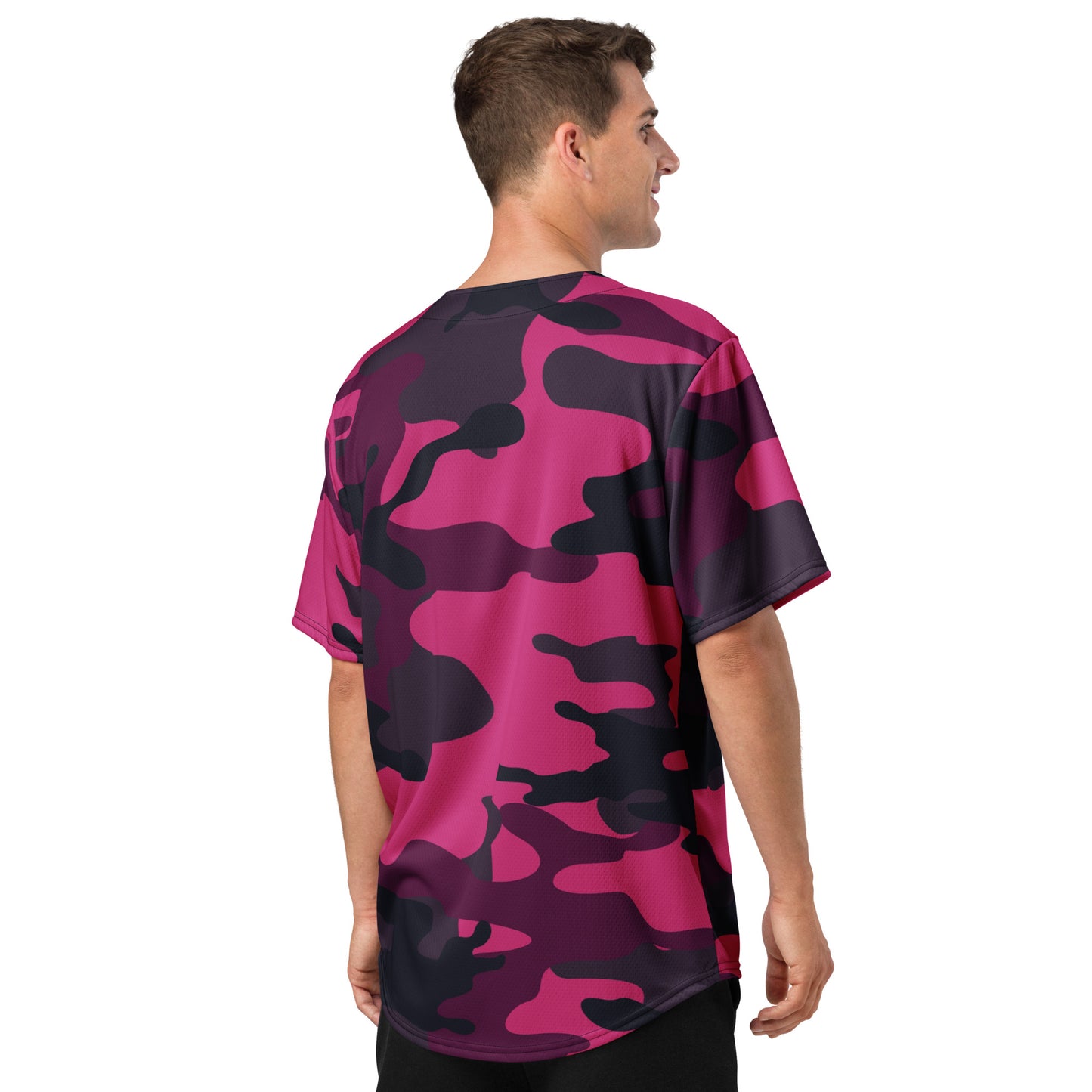 Pink Camo Jersey | Mixed Onyx and Blue Camouflage