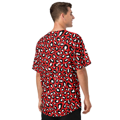 Leopard Jersey | Red, Black, and White Pattern