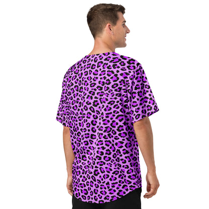 Leopard Jersey | Purple, Blue and Black Pattern