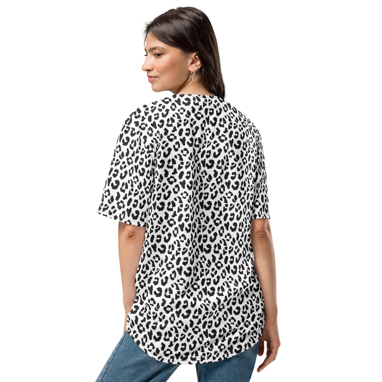 Leopard Jersey | Black and White Pattern