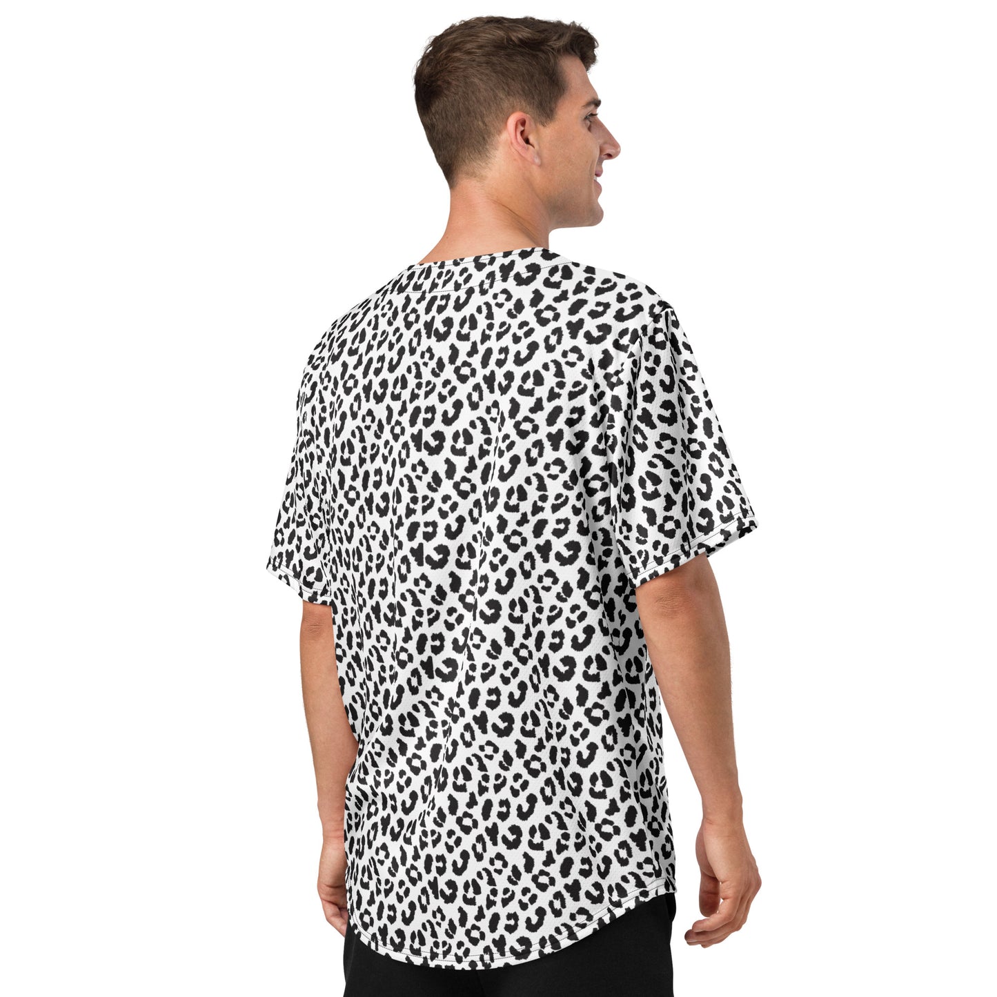 Leopard Jersey | Black and White Pattern