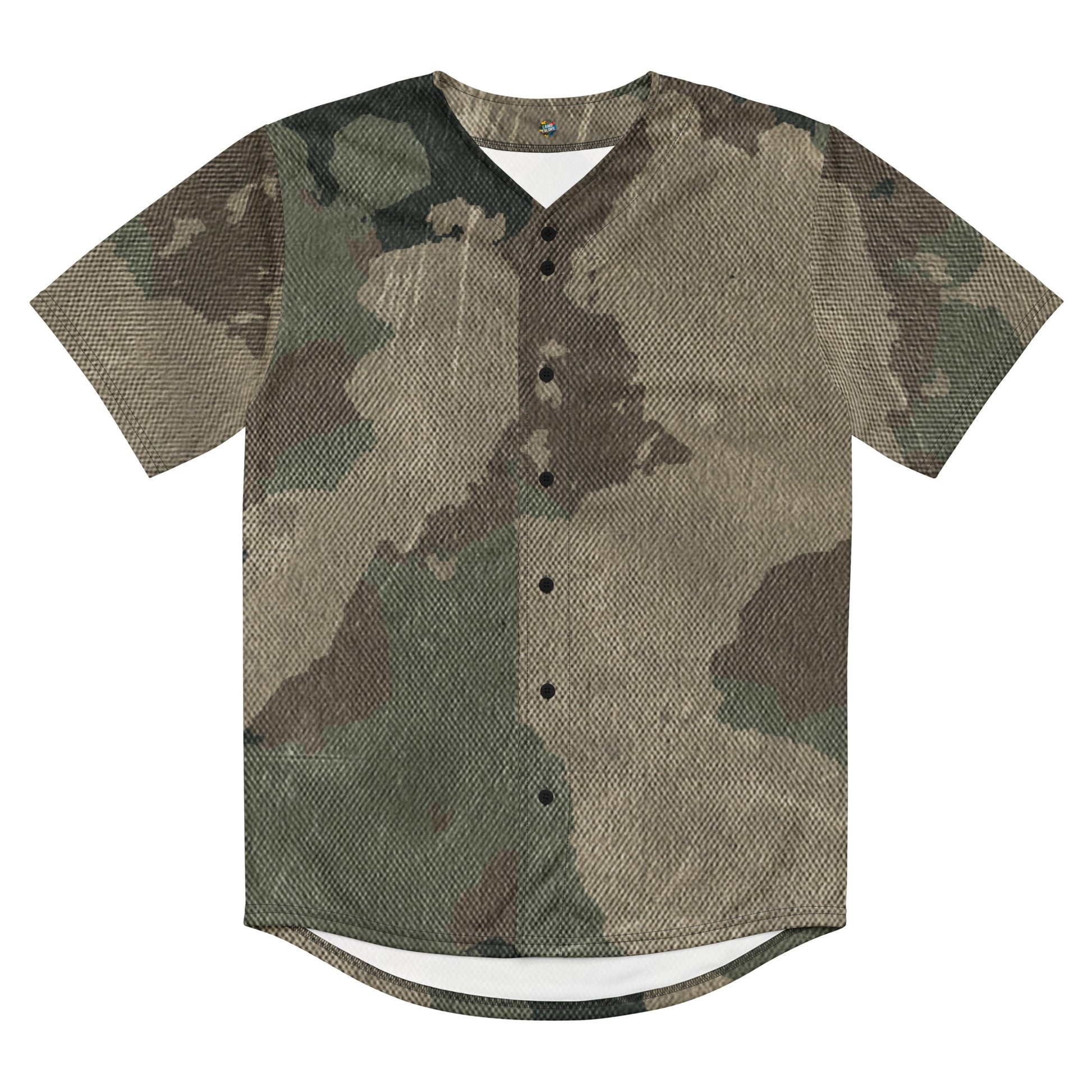 Baseball Jersey | Dirty Old Brown Camouflage