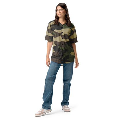 Baseball Jersey | Classic Green Camouflage