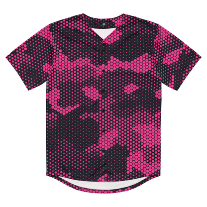 Baseball Jersey | Pink Digital Dotted Camouflage