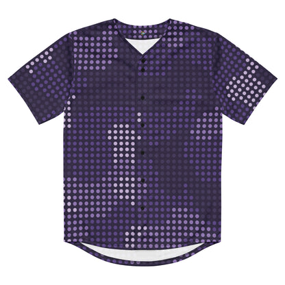 Baseball Jersey | Blue Led Screen Camouflage