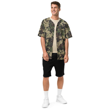 Camo Baseball Jersey | Military Brown, Khaki, Gray and Lava