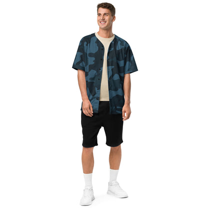 Camo Baseball Jersey | Military Blue Camouflage