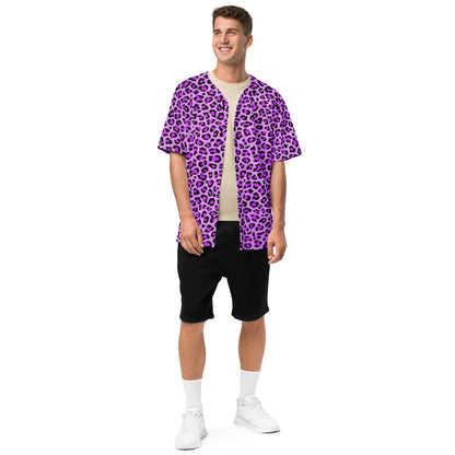 Leopard Jersey | Purple, Blue and Black Pattern