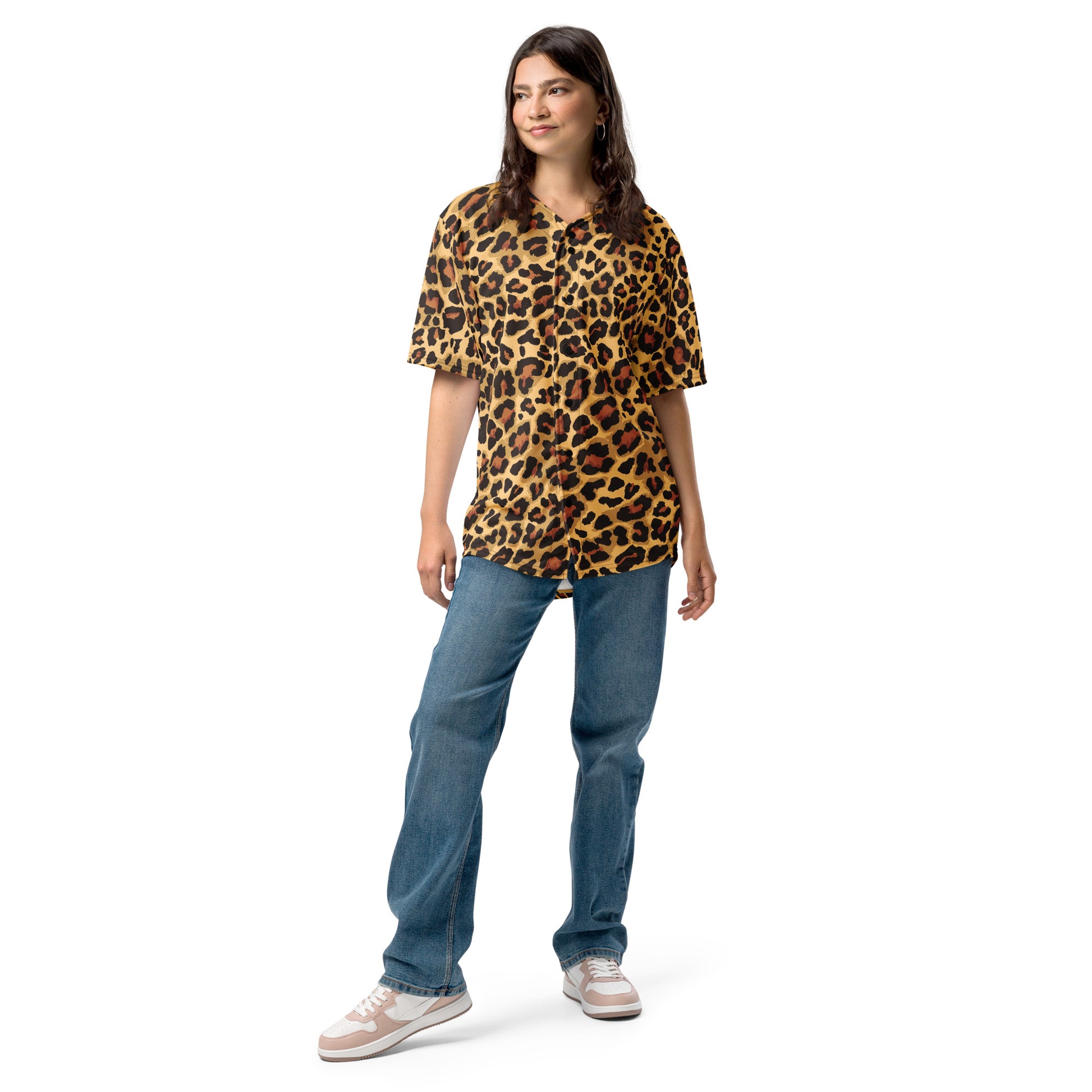 Leopard Jersey | Classic Brown and Black Pattern