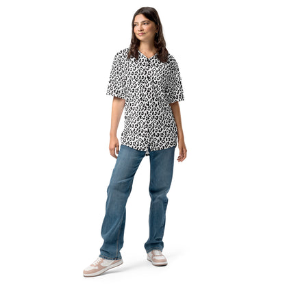 Leopard Jersey | Black and White Pattern