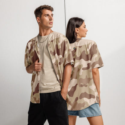 Baseball Jersey | Desert Brown Camouflage