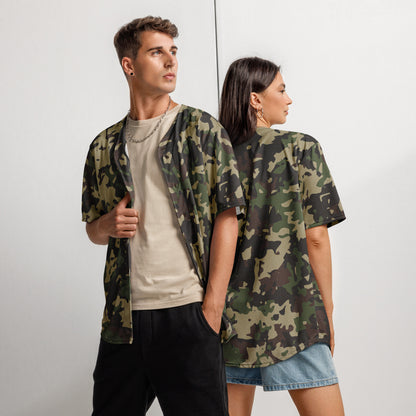 Camo Baseball Jersey | Military Brown, Khaki, Gray and Lava