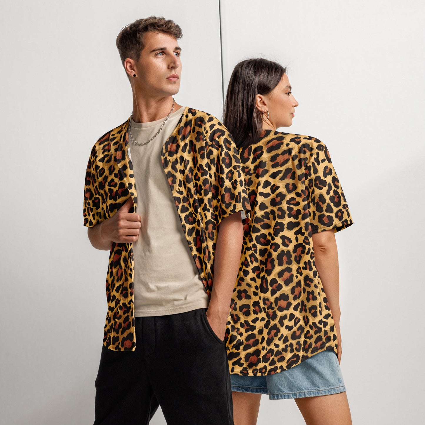 Leopard Jersey | Classic Brown and Black Pattern