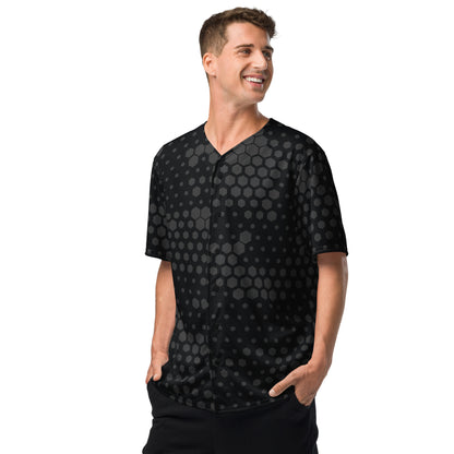 Camo Baseball Jersey | Stylish Black Hive