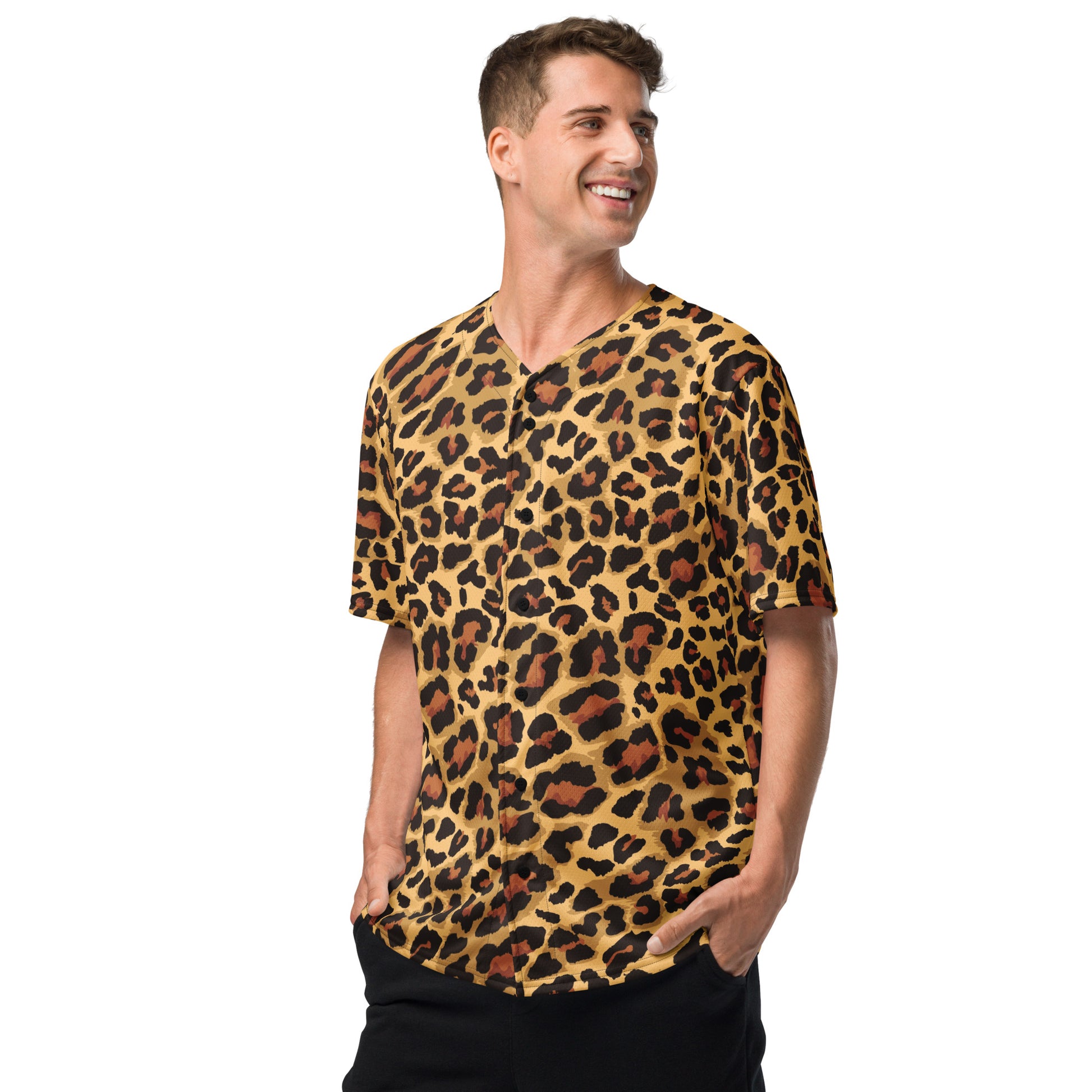 Leopard Jersey | Classic Brown and Black Pattern