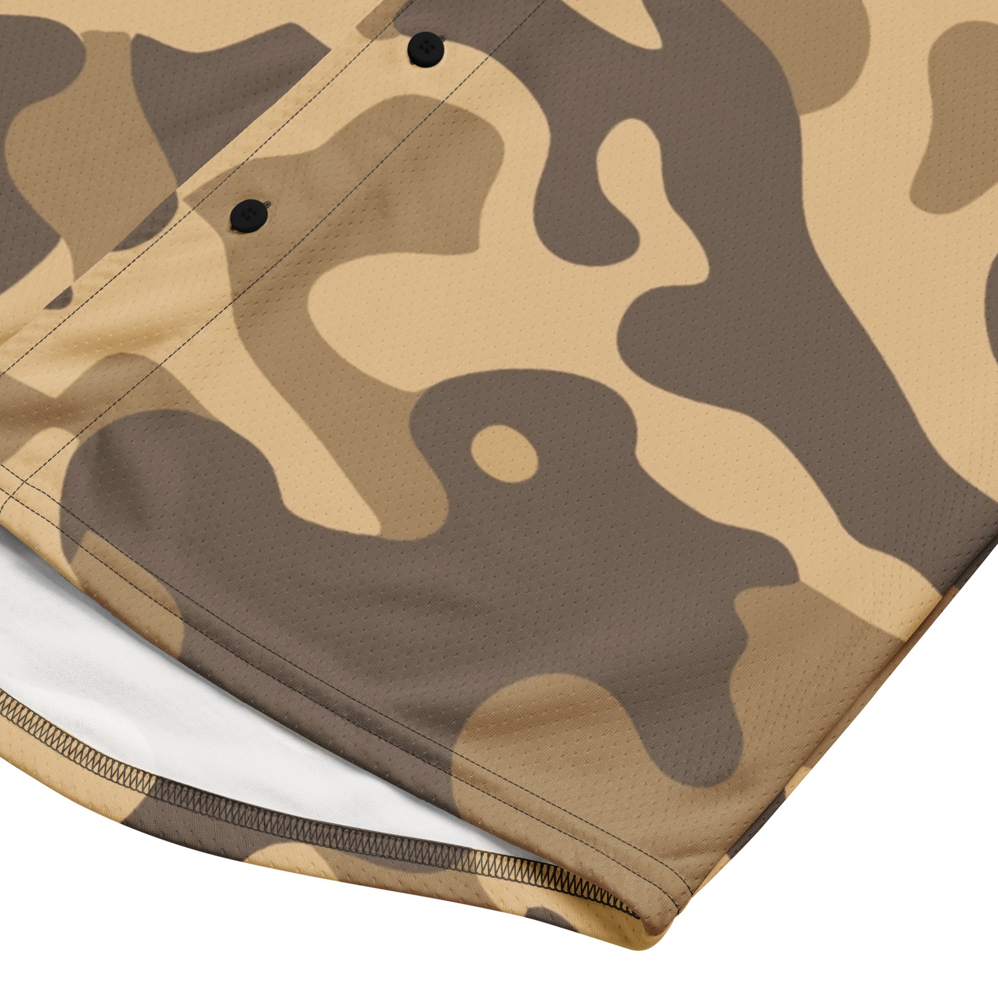 Baseball Jersey | Khaki Camouflage