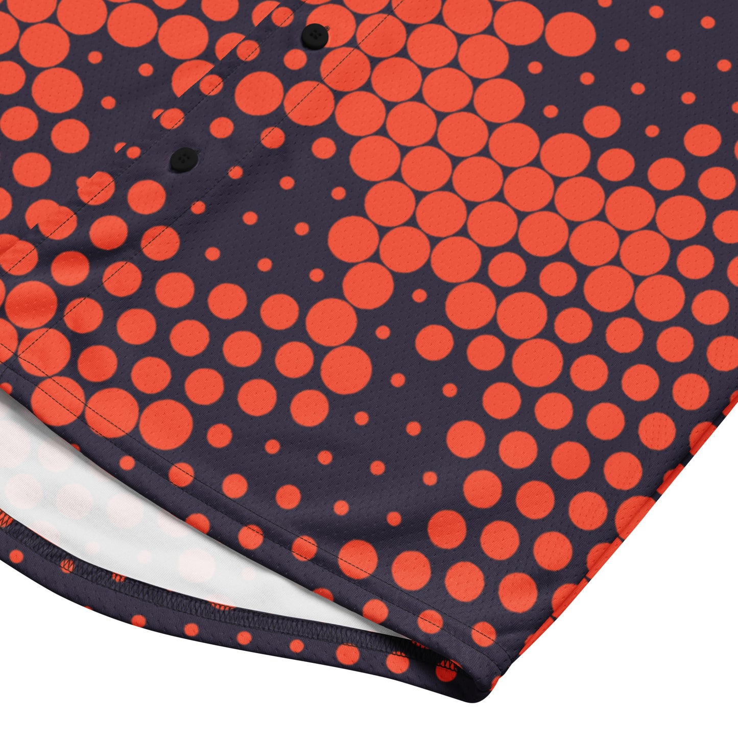 Baseball Jersey | Blue & Orange Digital Camouflage