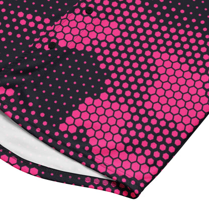 Baseball Jersey | Pink Digital Dotted Camouflage