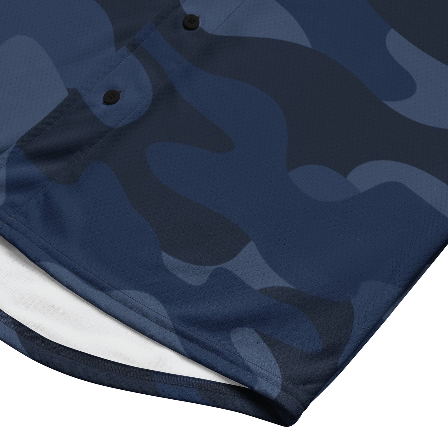 Baseball Jersey | Deep Blue Camouflage