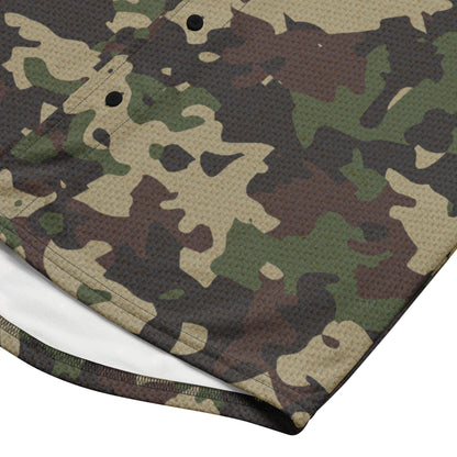 Camo Baseball Jersey | Military Brown, Khaki, Gray and Lava