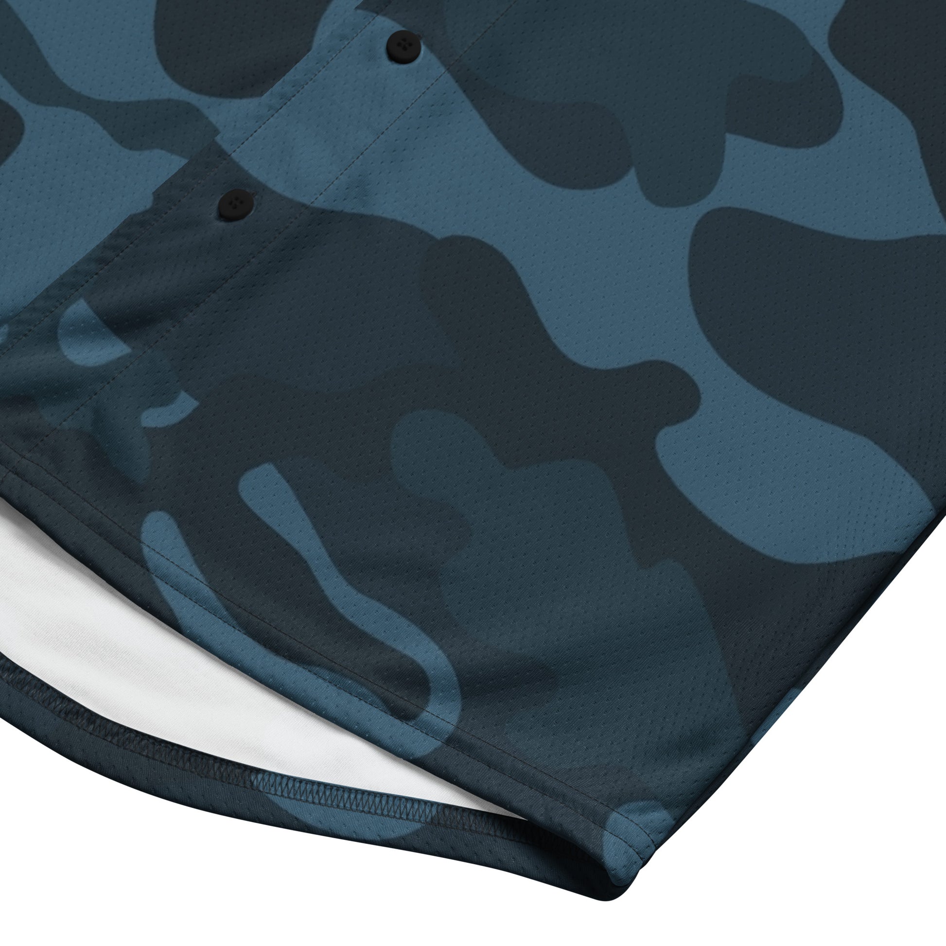 Camo Baseball Jersey | Military Blue Camouflage