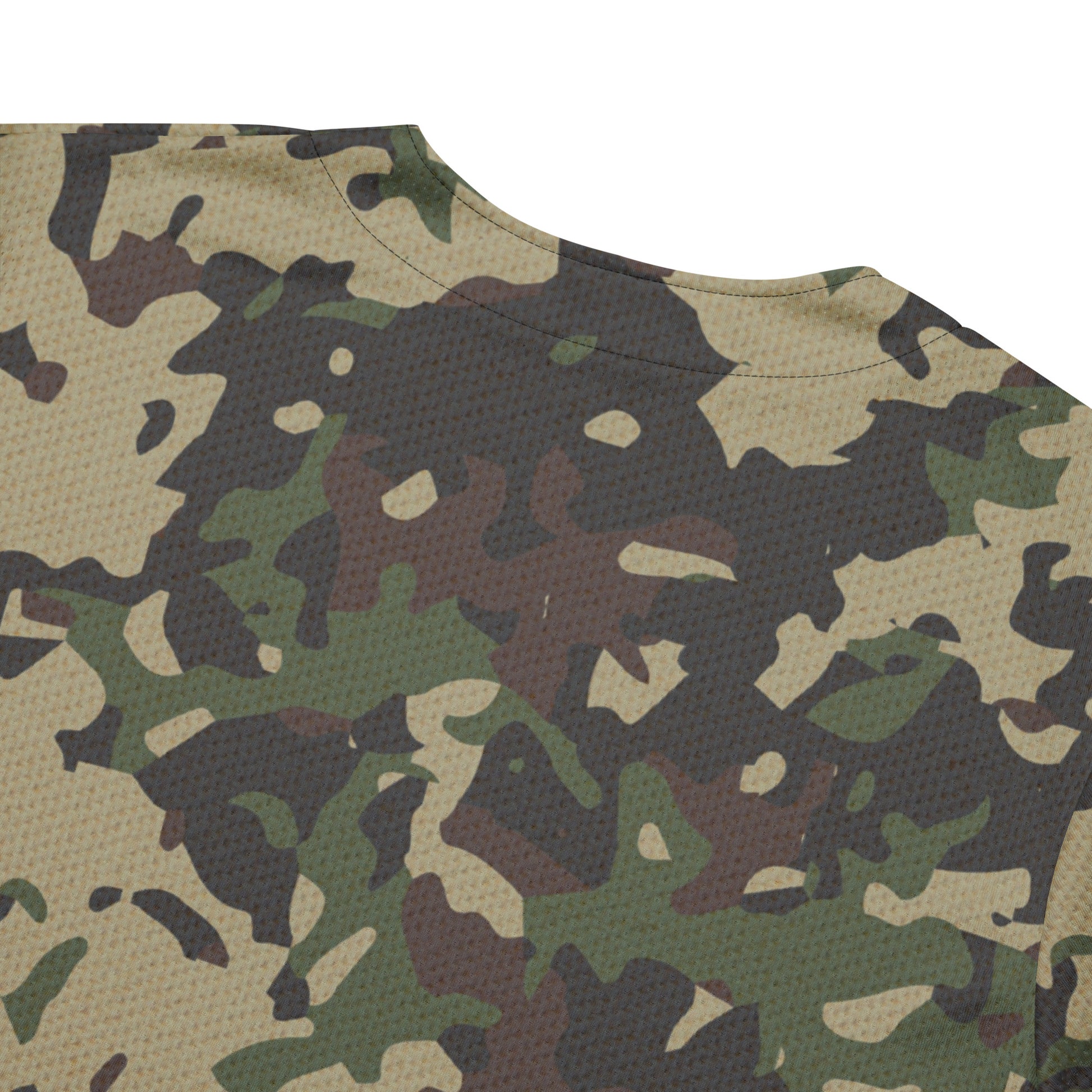 Camo Baseball Jersey | Military Brown, Khaki, Gray and Lava