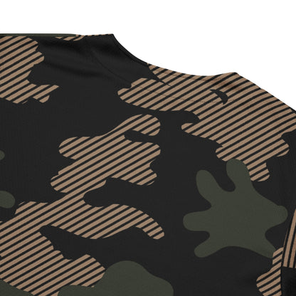 Camo Baseball Jersey | Military Green Camouflage