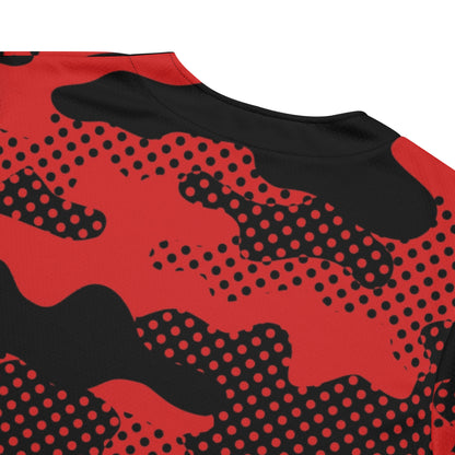 Red Camo Jersey | Pixel Camouflage