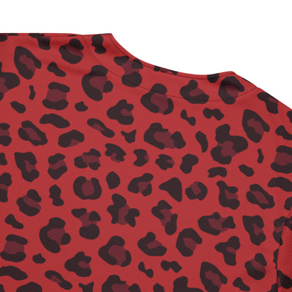 Leopard Jersey | Red and Black Pattern