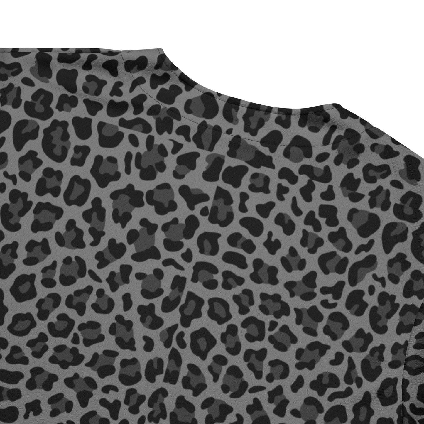 Leopard Jersey | Gray and Black Pattern