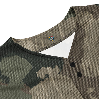 Baseball Jersey | Dirty Old Brown Camouflage