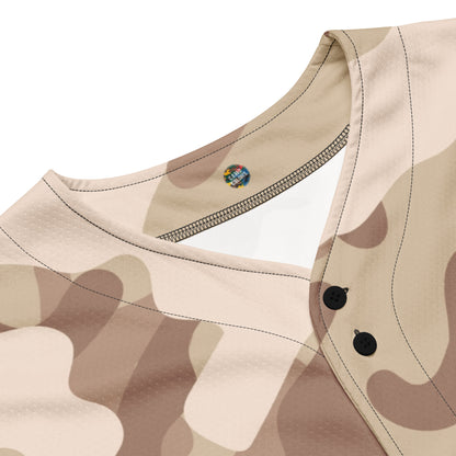 Baseball Jersey | Desert Brown Camouflage