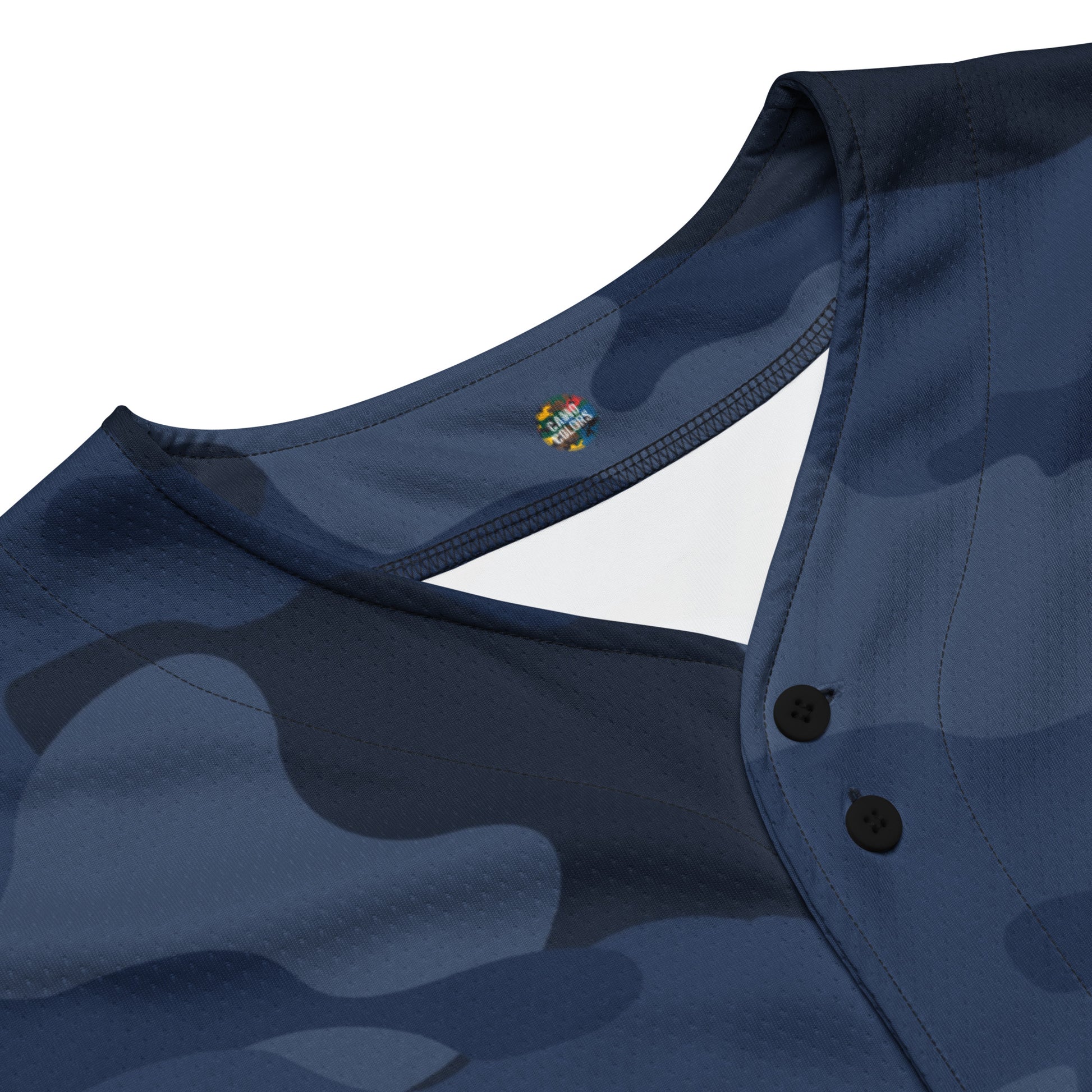 Baseball Jersey | Deep Blue Camouflage