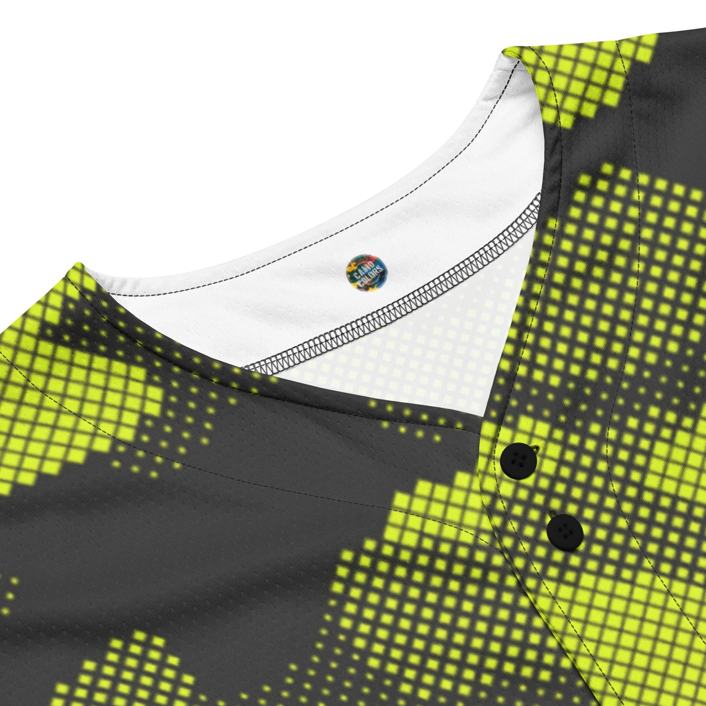 Camo Baseball Jersey | Green Dotted Camouflage