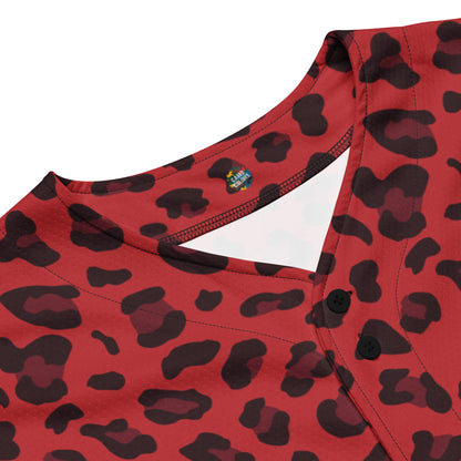 Leopard Jersey | Red and Black Pattern