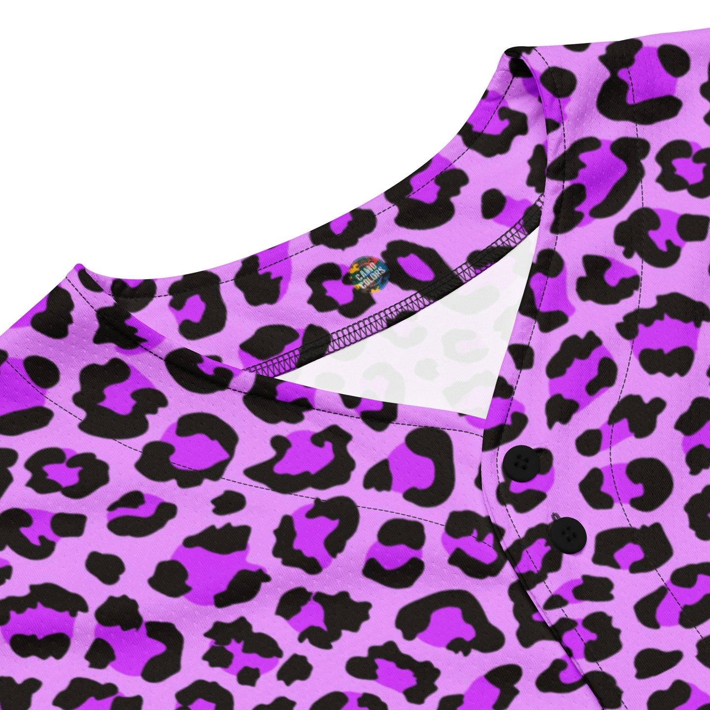 Leopard Jersey | Purple, Blue and Black Pattern