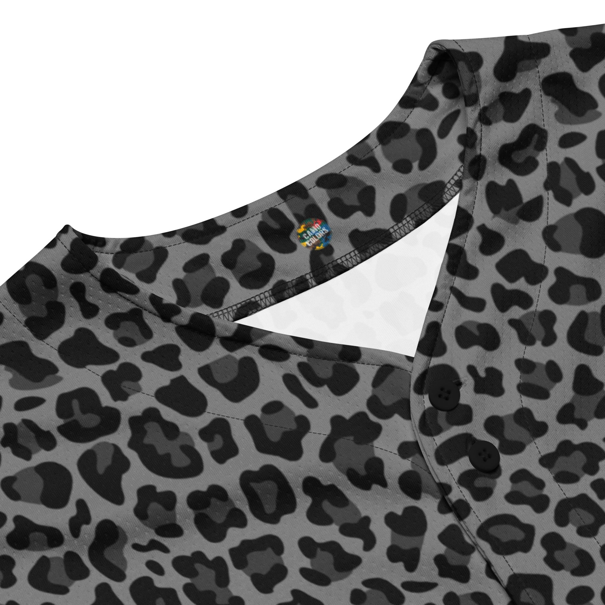 Leopard Jersey | Gray and Black Pattern