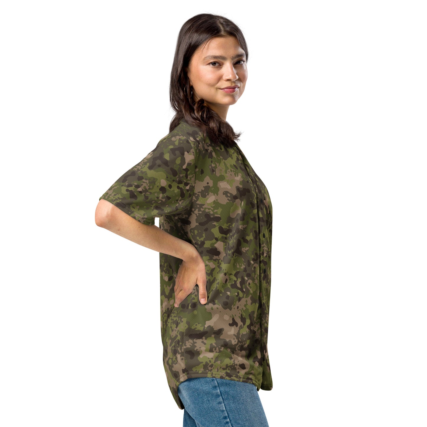 Camo Baseball Jersey | Hunting Brown Camouflage